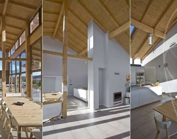 Construcción Bioclimatica: madera bioconstrucción en fibra corcho