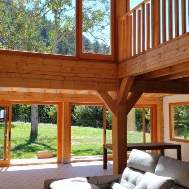 Entramado ligero madera, bioconstruccion bioclimatica