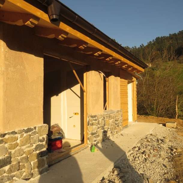 Casa de entramado ligero de madera en Aia, Gipuzkoa
