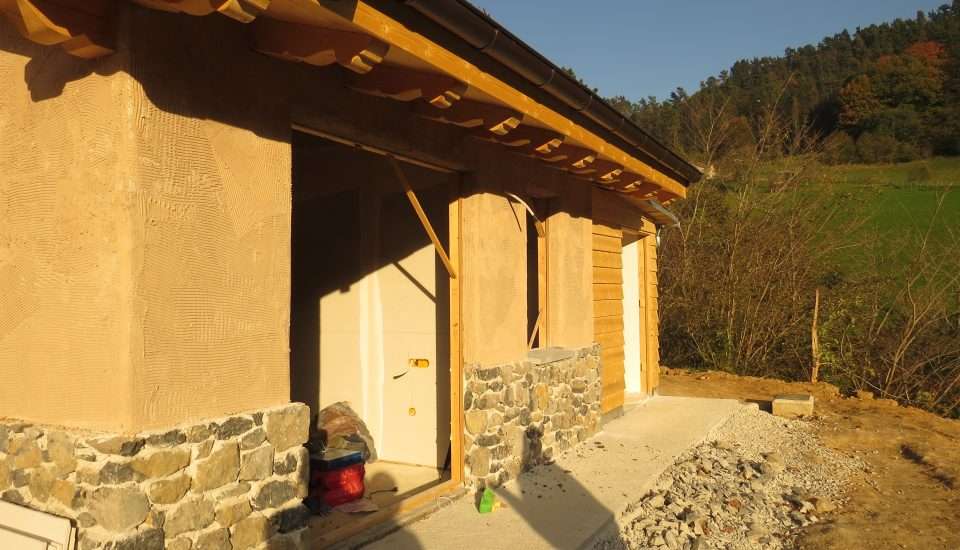 Casa de entramado ligero de madera en Aia, Gipuzkoa